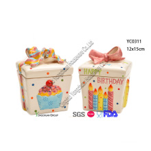 Ceramic Gift Box Candy Jar Set for Wholesale